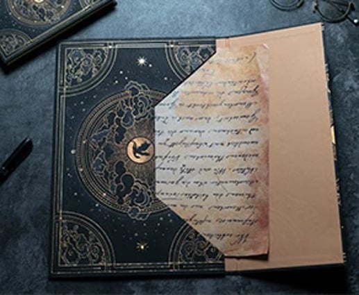 A fourth wing document folder.